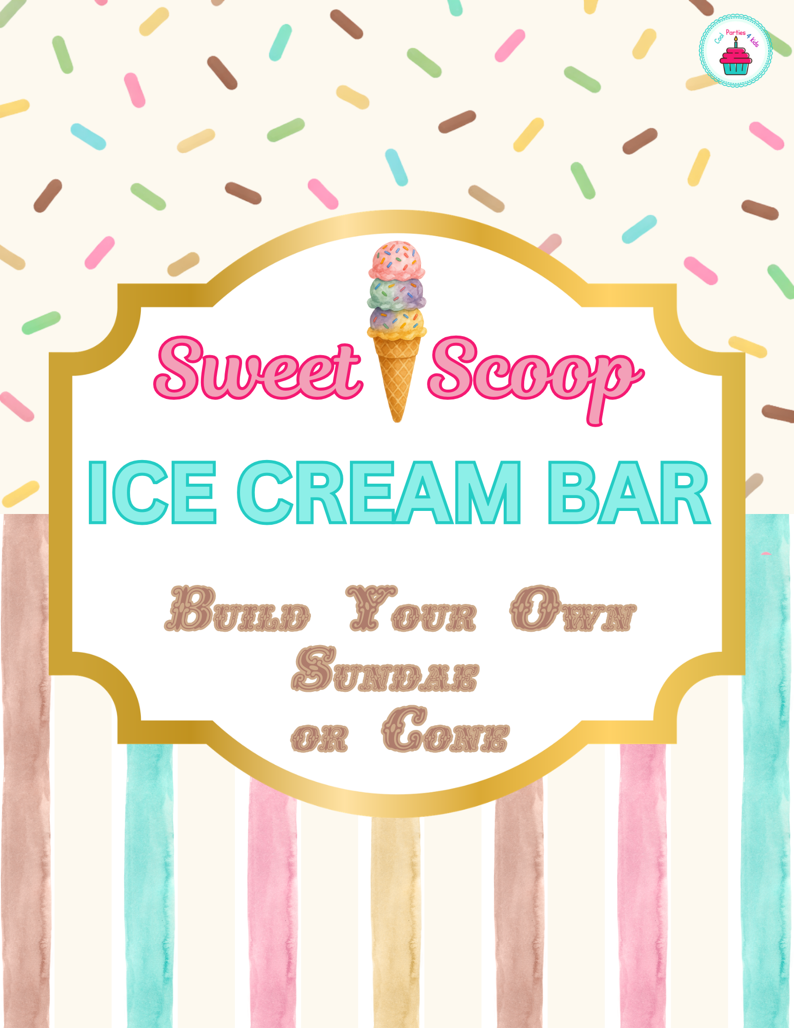 Sweet Scoop Ice Cream Bar