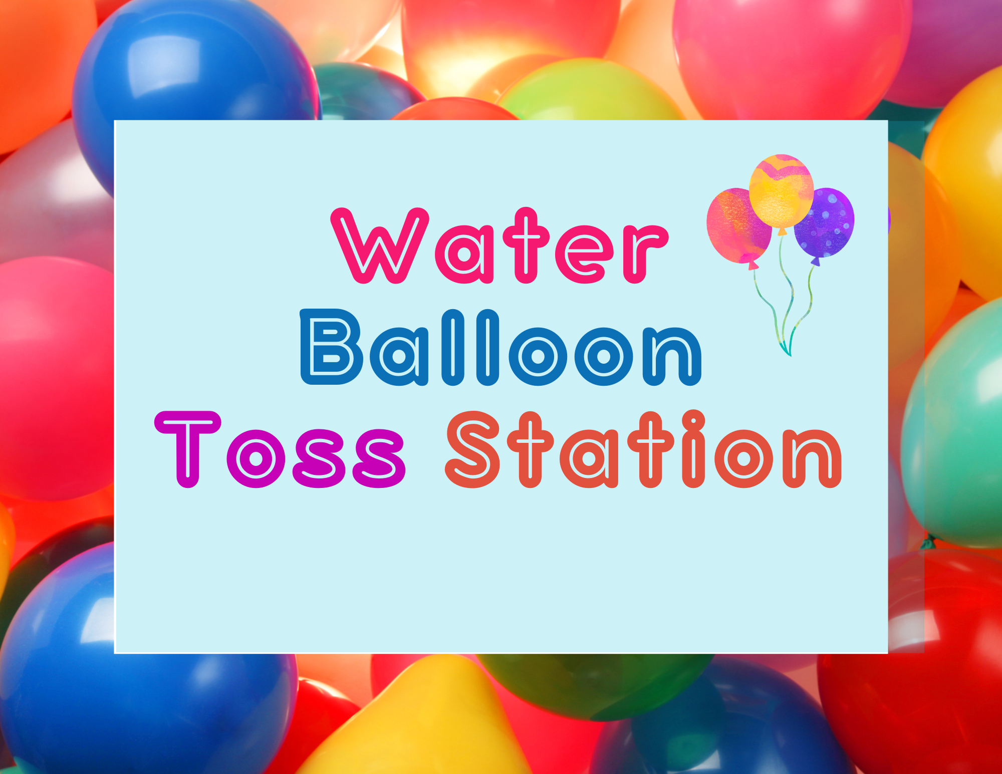 Water Balloon toss