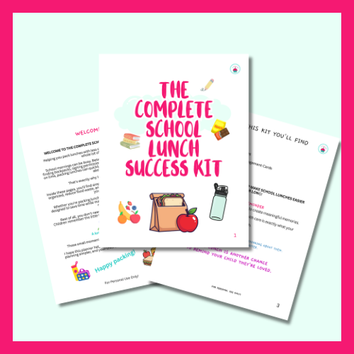 Plan for Success-School lunch