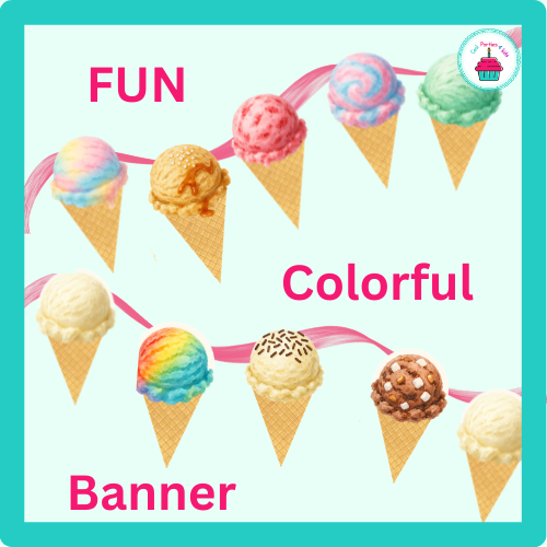 Ice Cream Bar Banner