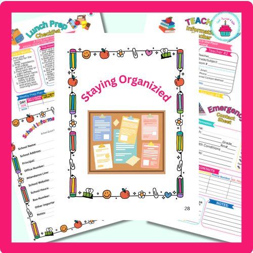 Staying Back to School - Staying Organized