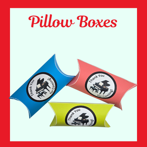 Recital Pillow Boxes