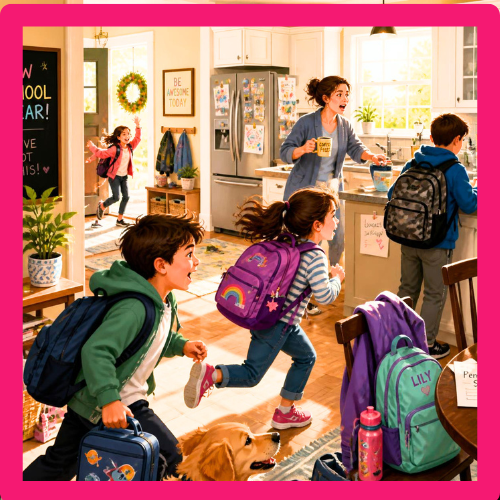 Chaotic Back-to-School Morning