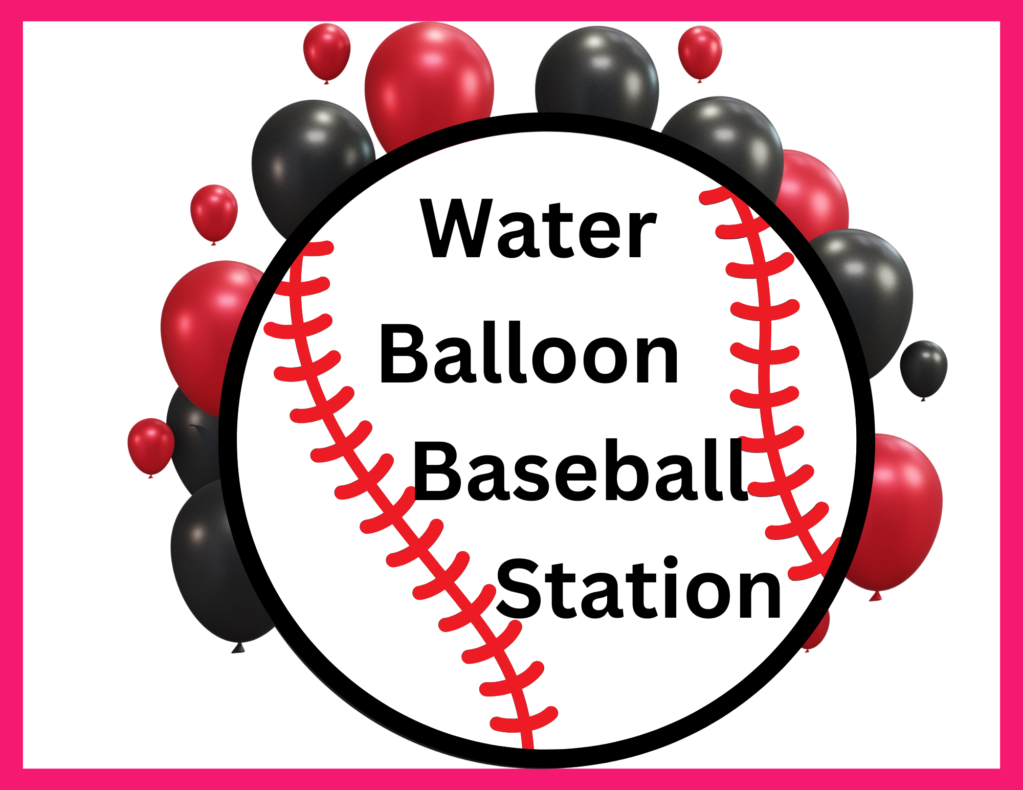Water Balloon Baseball 